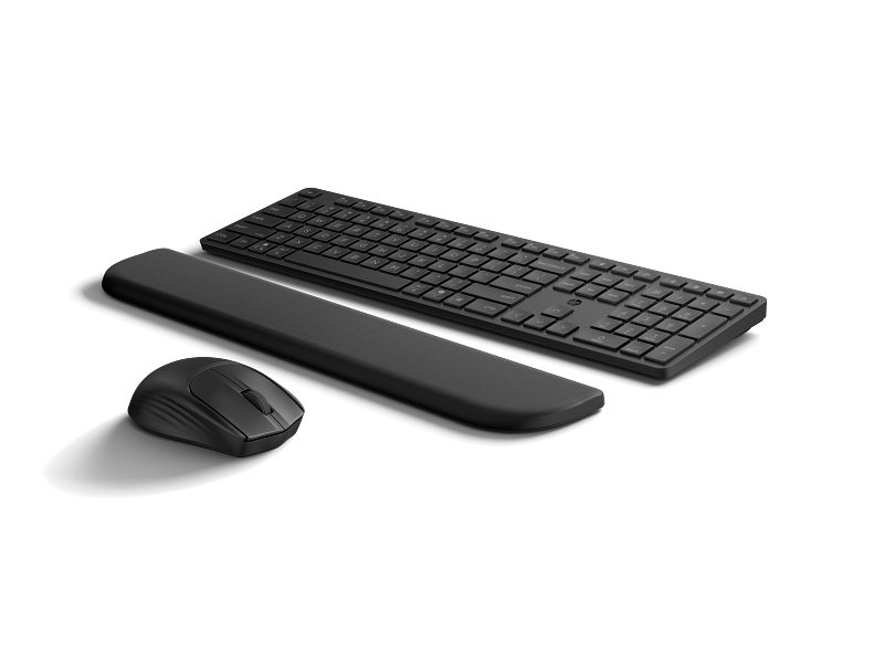 HP Multi-Device Dual-Mode Mouse and Keyboard Combo with Palm Rest 585C___Product Only_