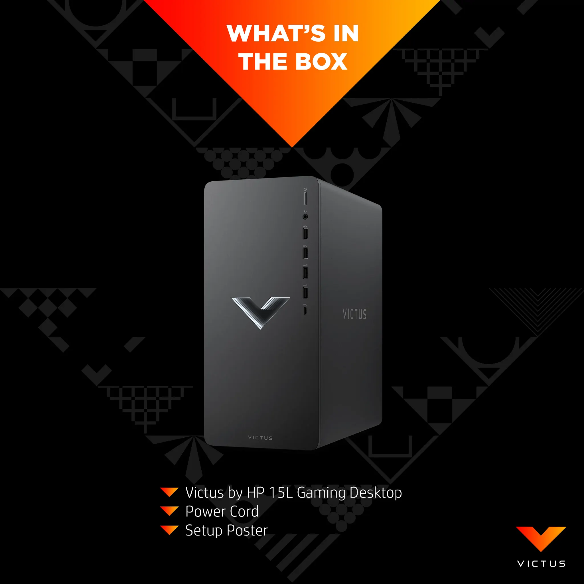 HP Victus 15L Gaming Desktop PC - Thumbnail 2