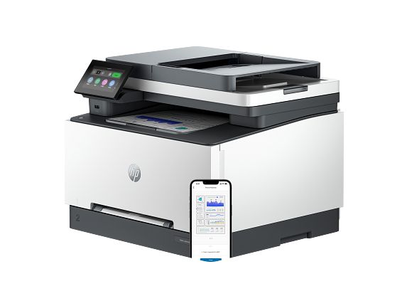 HP Color LaserJet Pro MFP 3301fdw Wireless Printer, AI enabled - Left