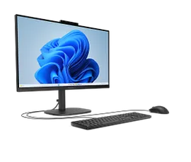 HP OmniStudio All-in-One Desktop 24-cu0027t PC, Windows 11 Home, 23.8", Intel® N-series, 16GB RAM, 512GB SSD, FHD, Jet black