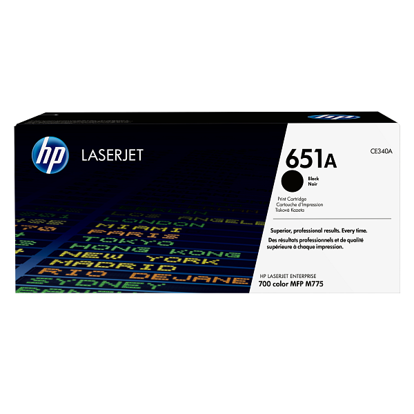 HP LaserJet 651A Black Print Cartridge