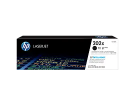 HP 202X High Yield Black Original LaserJet Toner Cartridge, CF500X