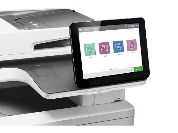 Series 3 of 12 Laser Multifunction Printers, HP Color LaserJet Enterprise Flow MFP M578c