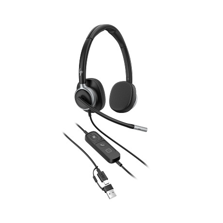 HP C01C6AA Poly Mission 625 Stereo USB Wired Headset