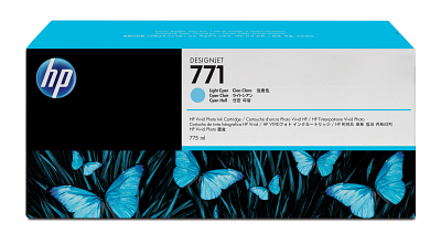 HP 771 775-ml Light Cyan DesignJet Ink Cartridge