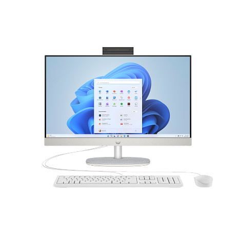 HP 24-cr0010nn AIO AY7P1EA 23.8" CI3/N300 8GB 512GB FreeDOS fehér nem érintőképernyős multifunkciós számítógép / PC