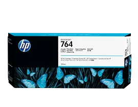 HP 764 300-ml Photo Black DesignJet Ink Cartridge, C1Q17A