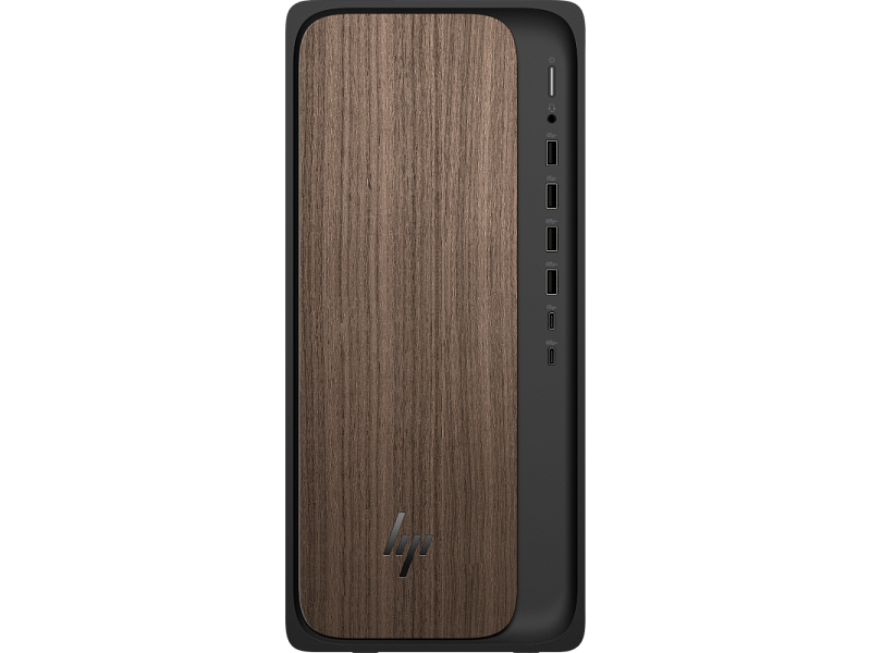 25C1_OmniDesk_16L_Jet Black_Dark Wood_CoreSet_Front