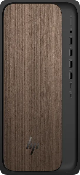 HP OmniDesk Desktop AI M03-0173t PC, Windows 11 Home, Intel® Core™ Ultra 7, 16GB RAM, 2TB SSD, Dark wood