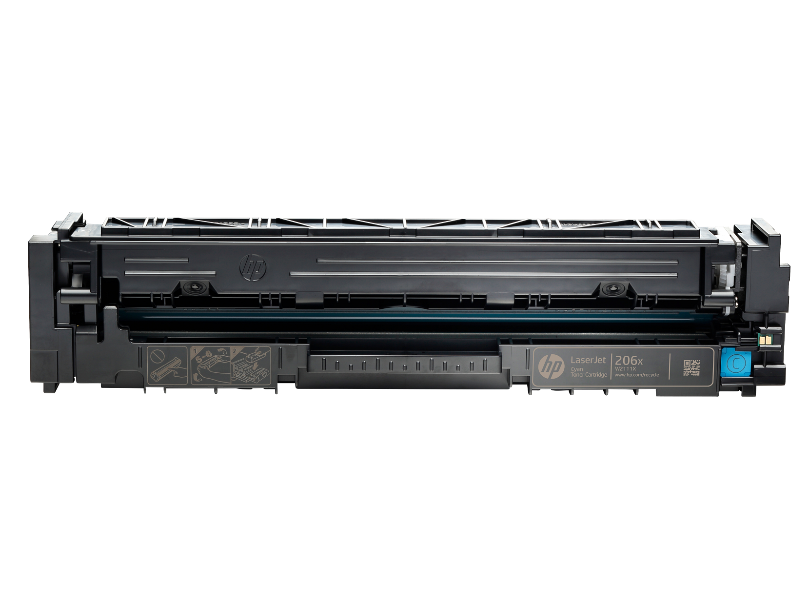 HP 206X Original LaserJet Tonerkassette Cyan mit hoher Reichweite, ~2.450 Seiten, W2111X - Bild 1 von 9