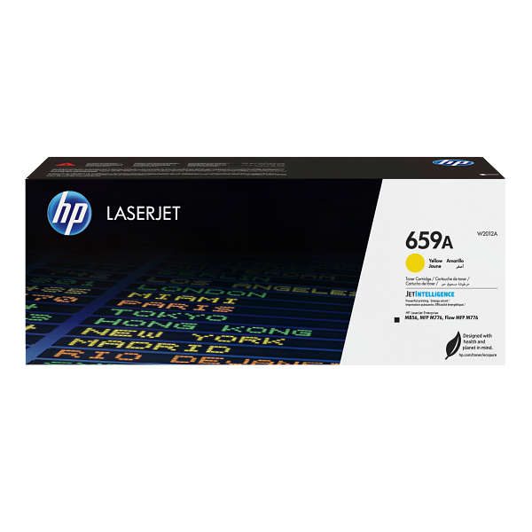 HP 659A Yellow Toner Cartridges W2012A W2012-00009b EMEA
