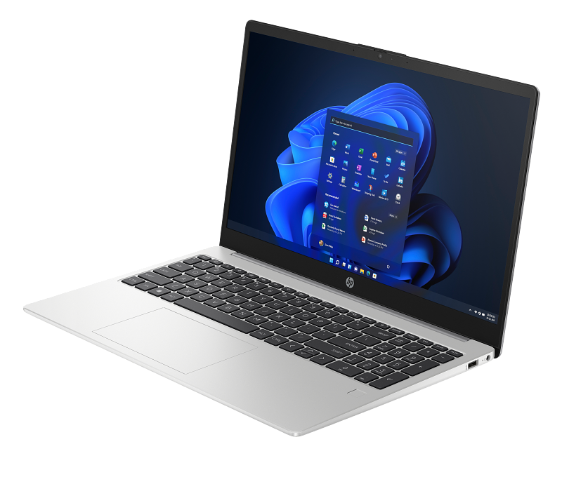 HP 250 G10 15 Inch Notebook PC FFPlus FFPlusPlus TurboSilver NT HDcam FPR Catalog Win11 WhiteBG Fron