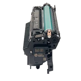 HP 655A Black Original LaserJet Toner Cartridge, CF450A