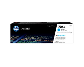 HP 206X High Yield Cyan Original LaserJet Toner Cartridge, W2111X